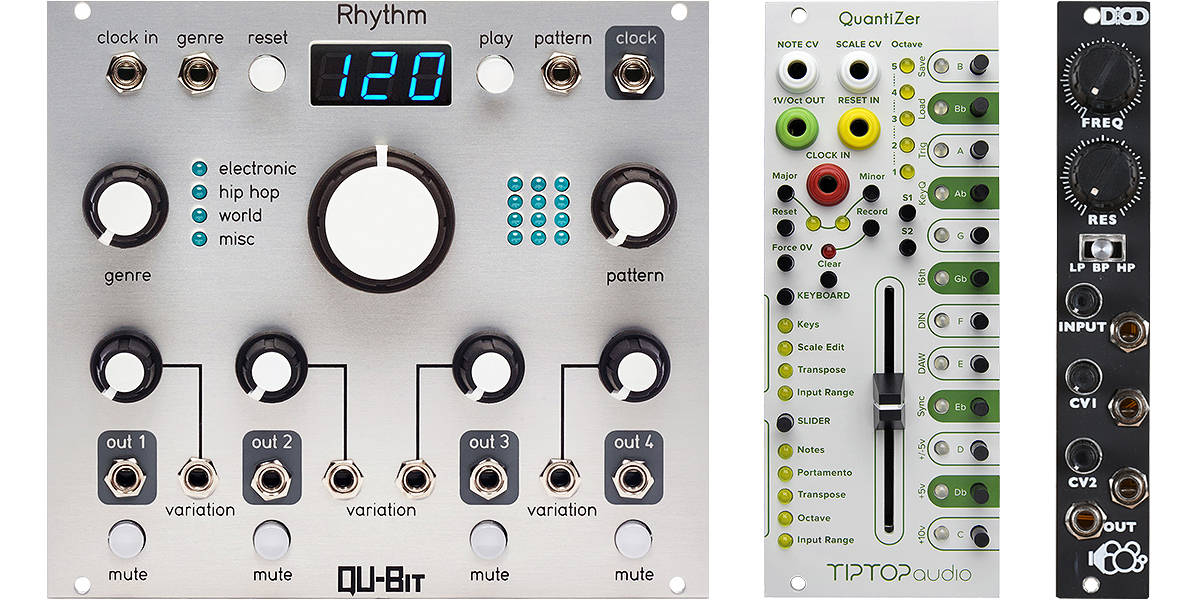 News - New Eurorack Modules From Tiptop Audio, Bubblesound, Qu-Bit