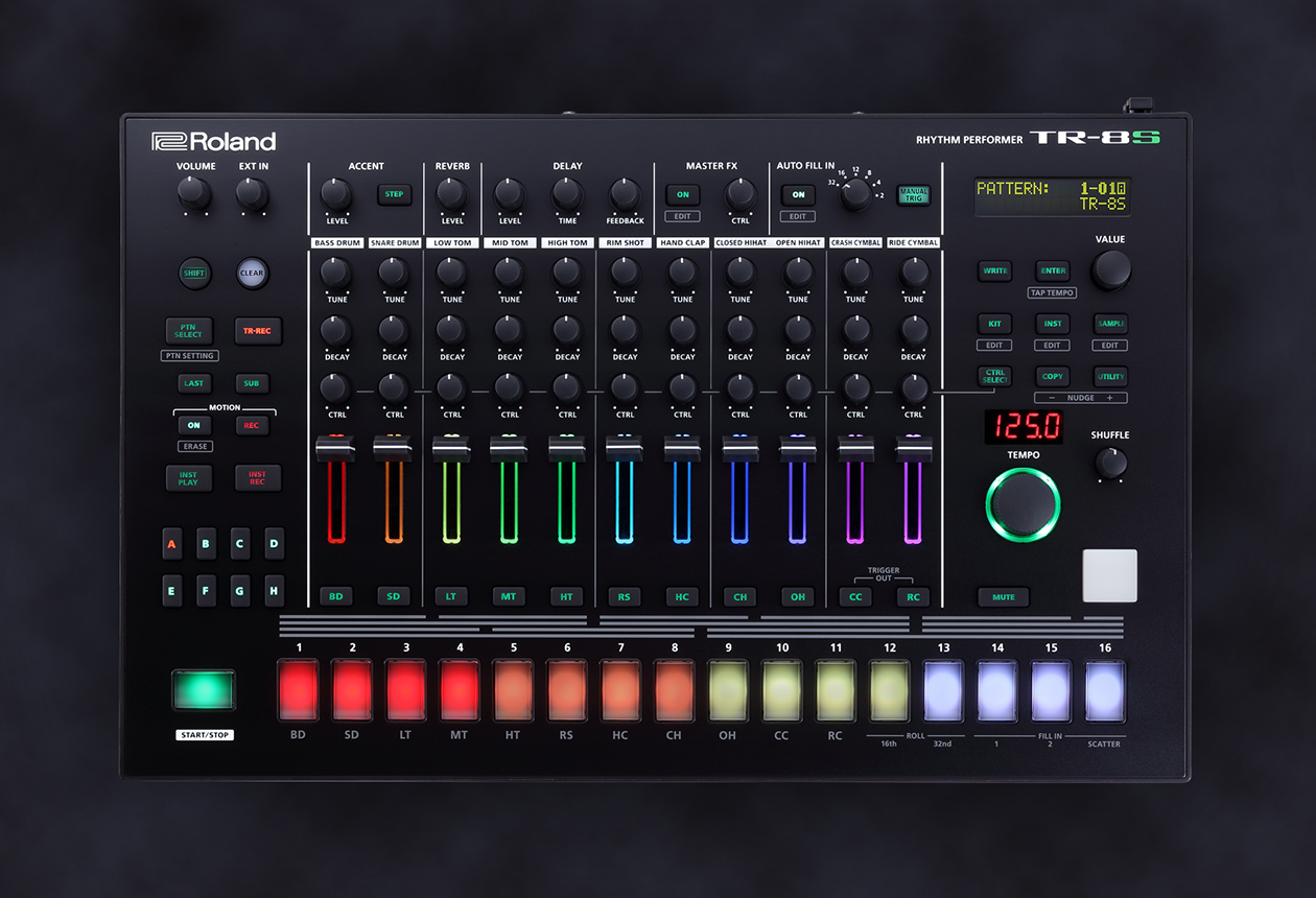 News - Roland introduced a new drum machine Roland TR-8S with