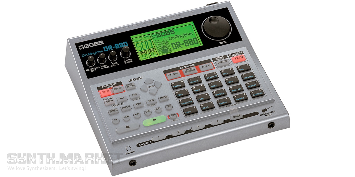Boss DR-880 Dr. Rhythm: Drum Machine, Percussion Synthesizer Boss DR-880 Dr. Rhythm: Drum Machine, Percussion Synthesizer