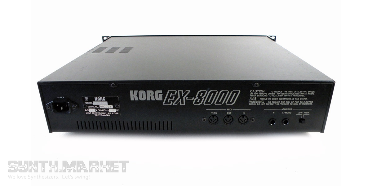 Korg EX-8000: Rackmounted Sound Module/ Tone Generator