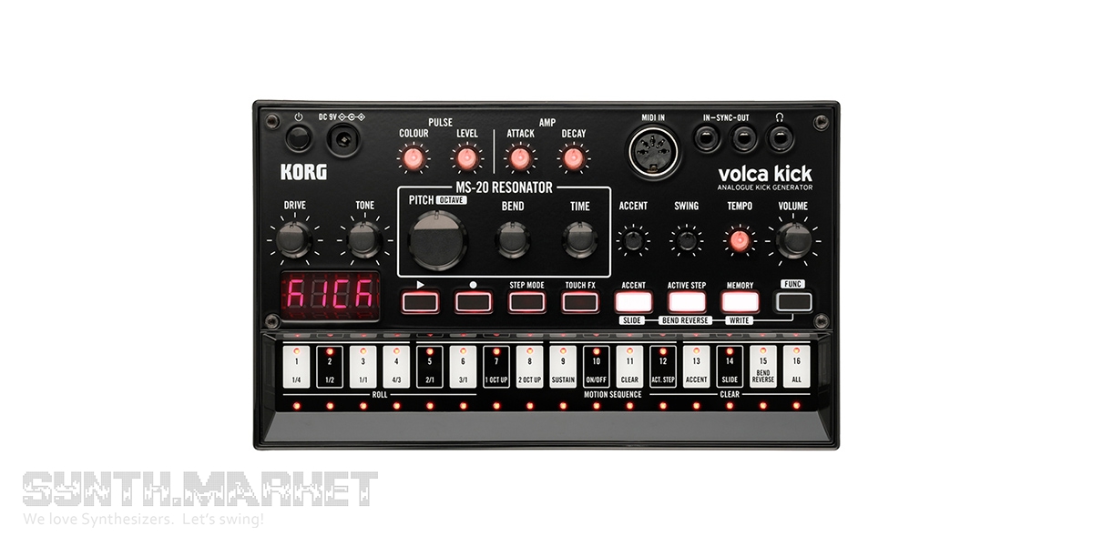 Korg volca kick: Tabletop Sound Module/ Tone Generator