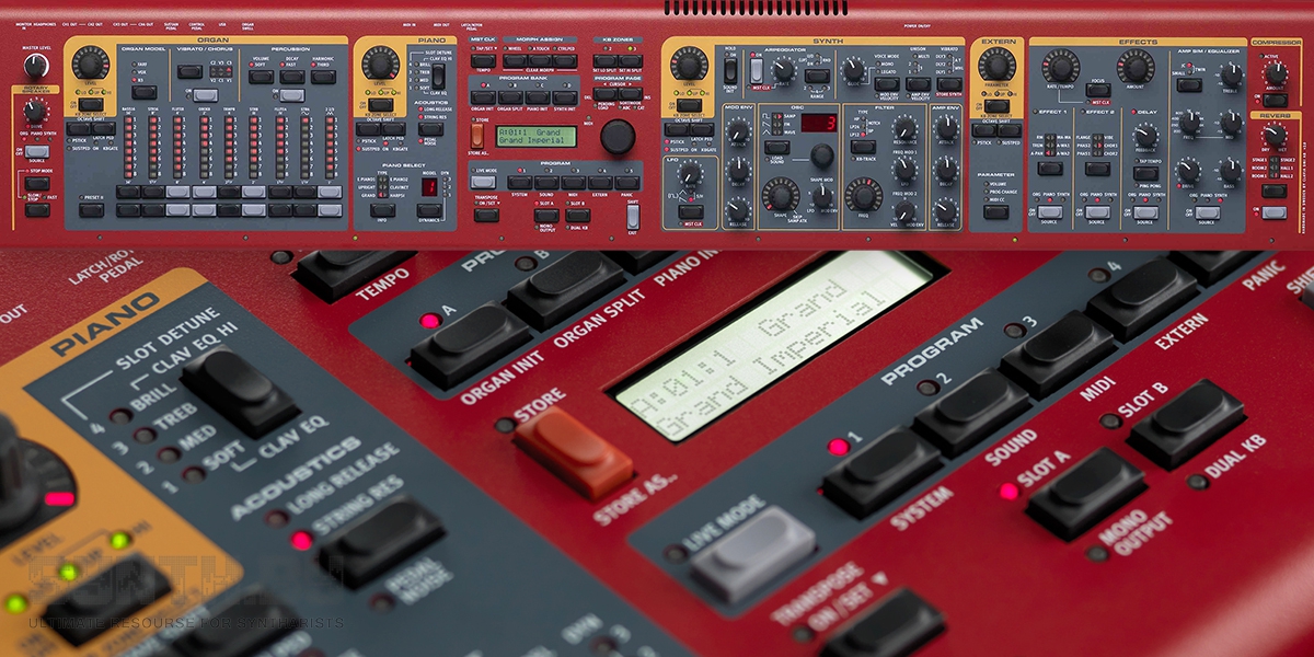 Clavia Nord Stage 2 EX Compact: Performance Synthesizer