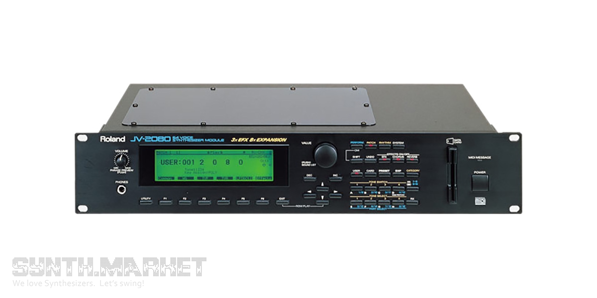 Roland JV-2080: Rack Sound Module/ Tone Generator Roland JV-2080: Rack Sound Module/ Tone Generator