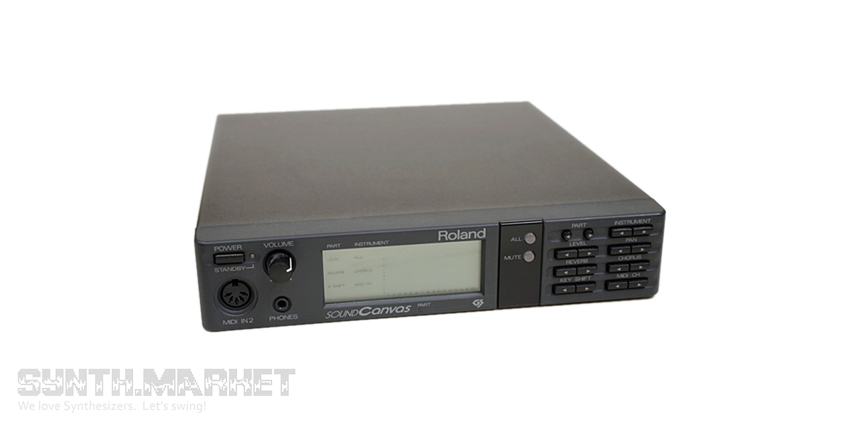 Roland SC-55 Sound Canvas: Rack Sound Module/ Tone Generator