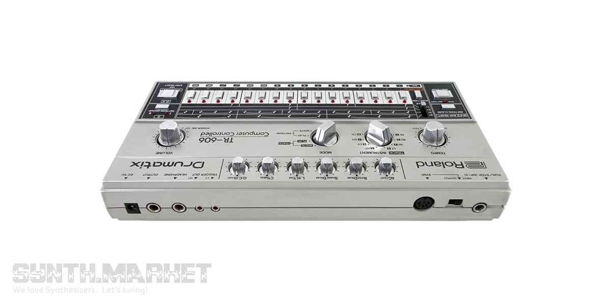 Roland TR 606 Drum Machine Percussion Synthesizer