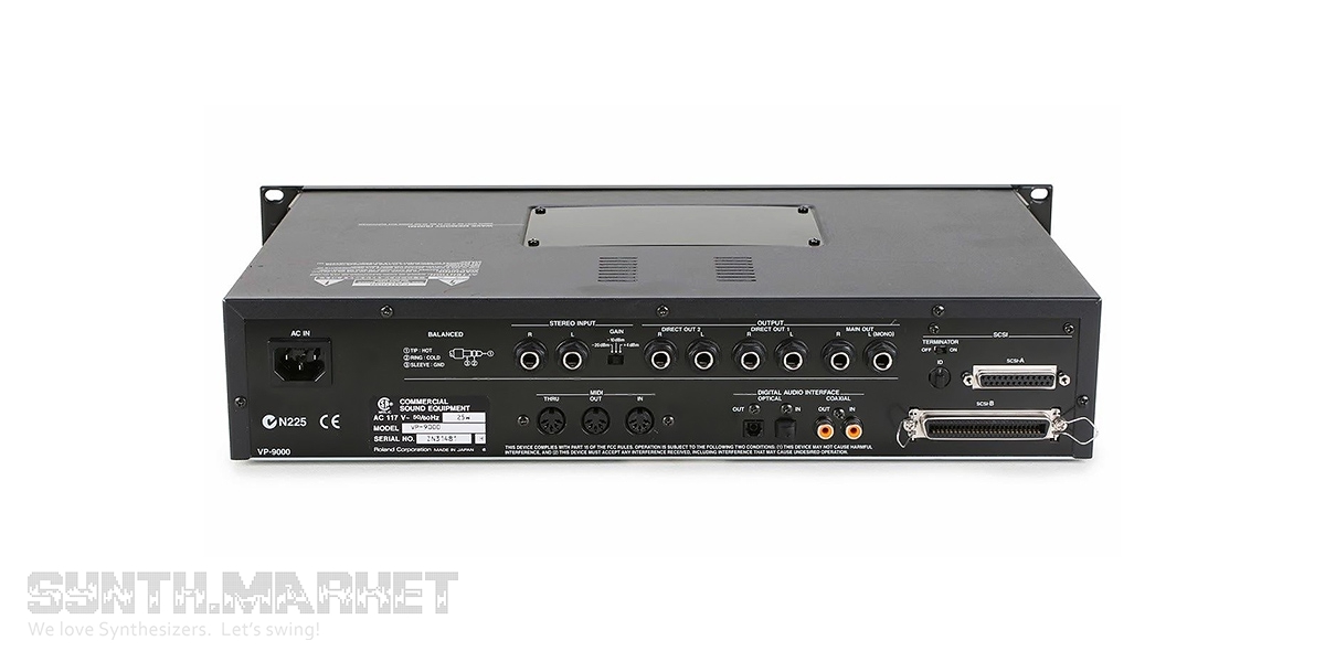 Roland VP-9000 Variphrase Processor: Vocoders, Voice Harmonizers