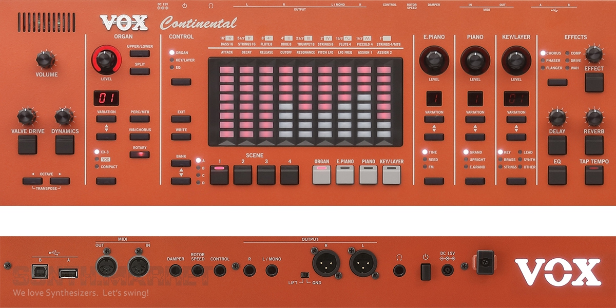 VOX Continental 61: Digital Organ/ Organ Synthesizer
