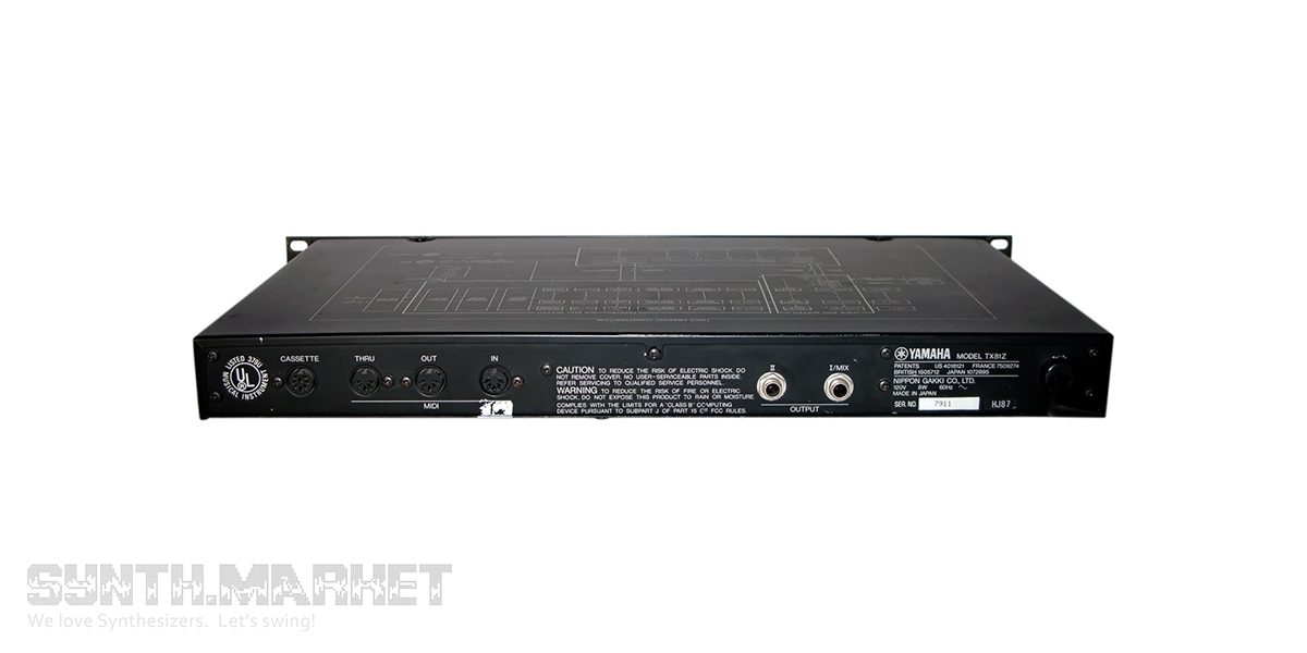 Yamaha TX81Z: Rack Sound Module/ Tone Generator